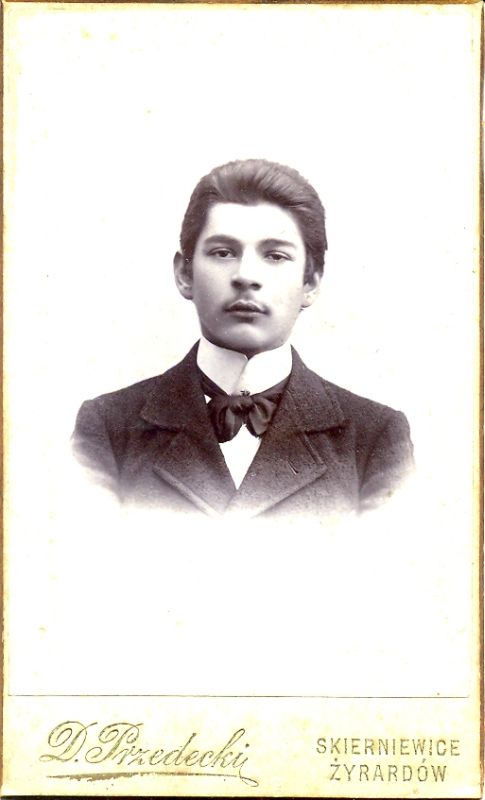 Fotografia mężczyzny / awers
